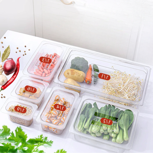 Vassoio <span class=keywords><strong>Gastronorm</strong></span> 1/1 in Plastica Trasparente Sunmax per Conservazione Alimenti Freschi, Forniture per Hotel e Ristoranti - Product Image 1