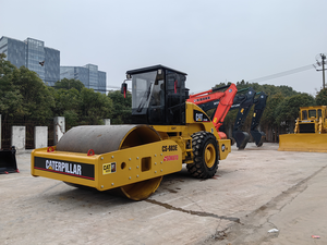 Best Selling <b>Used</b> CAT 683E Vibratory Double Drum <b>Roller</b> with Kama Engine High Efficiency <b>Road</b> Paving Soil Compactor - Product Image 3