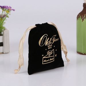 Velvet <b>Drawstring</b> <b>Pouch</b> for Jewellery for Watches Necklaces Rings and Gems Recyclable for Promotions - Product Image 1