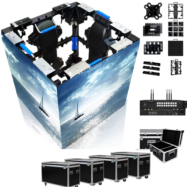 500x500/500x1000mm Outdoor Rental LED Screen Display Cabinet P2.604 P2.976 P3.91 LED Video Wall Panel for Stage