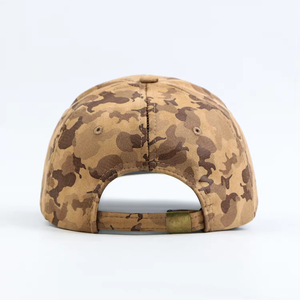 Casquette de baseball camouflage 6 panneaux en gros, visière incurvée, logo personnalisé, en daim, calotte rigide, chapeau d'hiver, nouveau design - Product Image 3