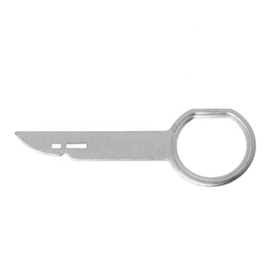 2PC autoradio <span class=keywords><strong>CD</strong></span> stereo verwijderingsnaald ontgrendelingsgereedschap demontagepen reparatiegereedschap extractiesleutel voor VW Ford Benz - Product Image 5