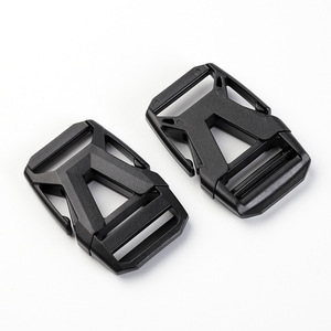 Hebilla de Plástico de Liberación Lateral de 25 mm, Negra, Resistente, para Bolsas - Product Image 1