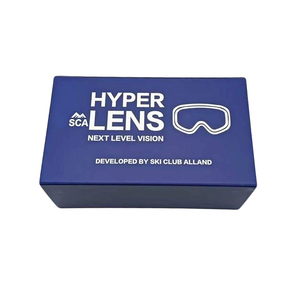 Wholesale Luxury Rigid Magnetic <b>Foldable</b> Cardboard <b>Box</b> - Big Logo Blue Luxury Gift Packaging - Product Image 5