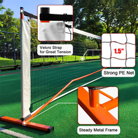 OEM et vente en gros de filet de pickleball portable pliable de 22 pieds pour l'entraînement, la compétition, les installations sportives intérieures et extérieures