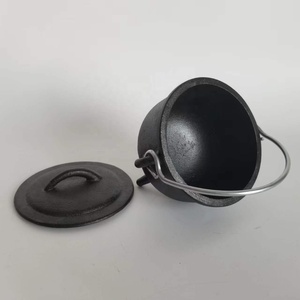 Nouveau Pot en fonte robuste Sant Paolo pour encens et bâtonnets de <span class=keywords><strong>Wicca</strong></span>, avec poignée et couvercle de 4,3 pouces - Product Image 4