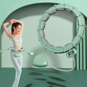Mode Réglable <span class=keywords><strong>360</strong></span> ° Smart Hoola Hoop Amovible Hola Anneau Avec Compteur Massage Magnétique pour Perdre Du Poids <span class=keywords><strong>Cardio</strong></span> Formation - Product Image 1