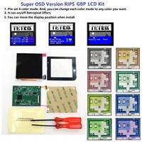 Écran LCD IPS OSD Q5 pour Game Boy Color GBC, kit de rétroéclairage haute luminosité, zone d'affichage plus grande, DIY, rétro pixel