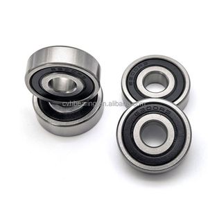 Rodamientos Sellados de Goma Negra 6200RS 10x30x9mm Rodamientos de Bolas de Ranura Profunda de Alta Velocidad 6200-2RS Rodamientos de Motor 6200 2RZ - Product Image 6