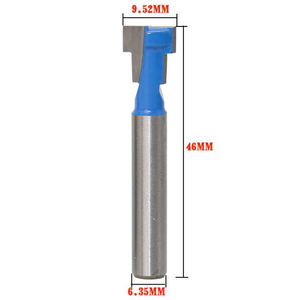 1/4 1/2 Inch Schacht Houtbewerking Sleutelgat Frezen Voor Hout Deurslot Mill Cutter Timmerwerk Gereedschap - Product Image 5