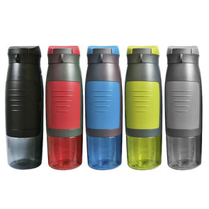 Nuevos Productos y Tendencias en 2026, Botellas de Agua para Gimnasio, Marca Privada OEM, Botella de Agua Alcalina de <span class=keywords><strong>1</strong></span> <span class=keywords><strong>Litro</strong></span>, Plástico, Deportiva, con Tapa Abatible - Product Image 6