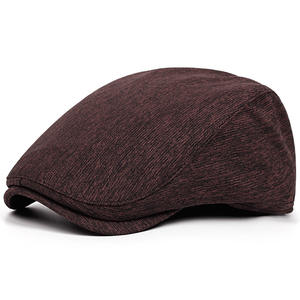 قبعة بيسبول من القطن الخالص، لون واحد، بسيطة وأنيقة، طراز ريترو، قبعة بيسبول عتيقة، قبعة بريطانية ريترو - Product Image 4