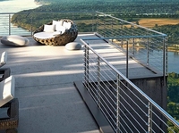 Système de garde-corps en câble pour balcon et escalier en acier inoxydable au design moderne avec installation facile