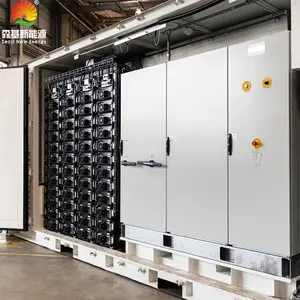 Contenedor de batería de pared para hogar inteligente, almacenamiento de energía híbrido, sistema solar de 1000kw, 120 kw, 1352kwh, 40 pies, ess, contiene