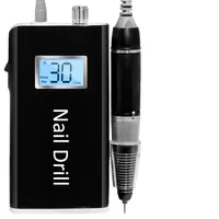 Perceuse à ongles électrique portable et polisseuse avec moteur sans balais, vitesse de 35 000 tr/min pour la manucure et l'élimination des peaux mortes
