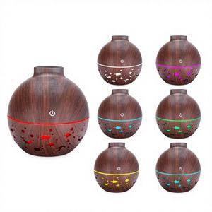 Difusor de Aroma Creativo con Diseño de Madera YX-010Y, Humidificador USB de 130 ml con Luz Nocturna, Regalo para el Hogar - Product Image 3