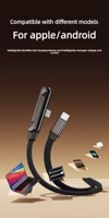 Câble USB-C vers USB-C 240W à charge rapide, plat et rigide de 1,5 m pour iPhone 17 Series et Samsung S26 S25 Ultra