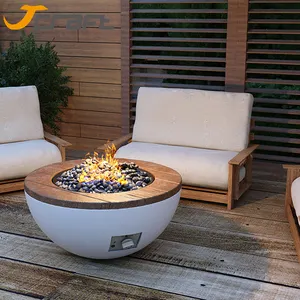 प्रोपेन गैस आग गड्ढे कटोरा आउटडोर कंक्रीट firepit