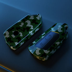 ABS + funda de llave de coche de carbono carcasa Fob para VW Volkswagen Golf 8 MK8 ID.3 ID.4 <span class=keywords><strong>Cupra</strong></span> Skoda Octavia A8 <span class=keywords><strong>SEAT</strong></span> Leon MK4 2020 <span class=keywords><strong>2021</strong></span> - Product Image 6