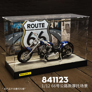 Modèle de <span class=keywords><strong>moto</strong></span> moulé sous pression à échelle 1:12, scène de Parking, modèle acrylique, modèle de <span class=keywords><strong>Garage</strong></span> - Product Image 5