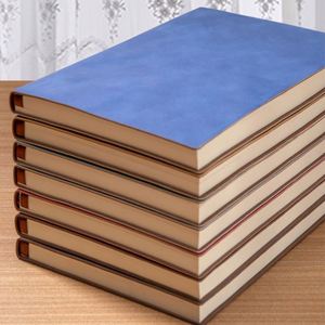Nouveau carnet de notes vintage en cuir de mouton format A5, couverture rigide, 100 feuilles, lot mixte multicolore, impression personnalisée, reliure cousue - Product Image 2