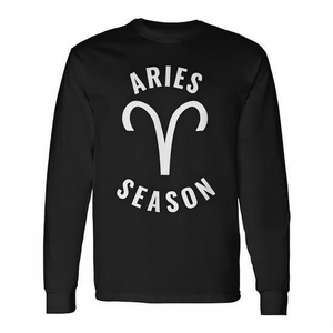 T-shirt à manches longues avec signe du zodiaque saison des Berziers, vêtements d'astrologie et de horoscope - Product Image 2