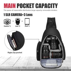 กระเป๋าเป้สะพายหลังกล้อง DSLR คุณภาพสูง ทนทาน รุ่น D17 สำหรับการเดินทางและถ่ายภาพกลางแจ้ง - Product Image 5