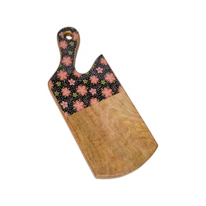 Tabla de cortar de madera de cocina para carne, queso, verduras, tabla de cortar esmaltada de carnicero, bloque de cortar multiusos - Product Image 2