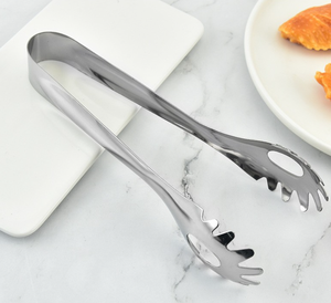 SFB13 707 Pince-cuillère-fourchette en acier inoxydable pour aliments, pince à salade, pince à pâtisserie pour buffet, accessoires de cuisine - Product Image 3
