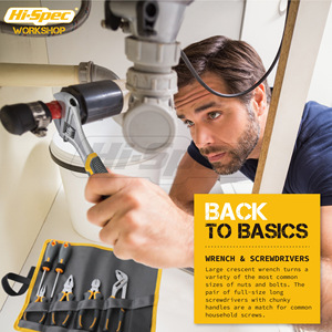Hi-Spec 7 Piece Wrench <b>Screwdriver</b> <b>Set</b> Household Tool Kit - Product Image 2