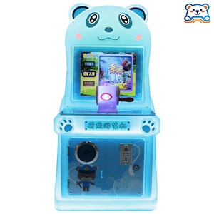 Máquina de Juegos de Arcade de Disparos para Niños con Diseño de Oso - Funciona con Monedas y Billetes para Centros de Juego, Construcción de Plástico/Hardware - Product Image 1