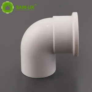 Factory production and sales din standard 4 inch for plumbing plastic 90 degree elbow pvc pipe fittings