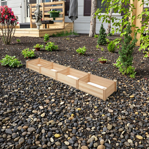 Lit surélevé en bois forme réglable jardinière surélevée extérieur cour <span class=keywords><strong>jardin</strong></span> <span class=keywords><strong>paquet</strong></span> personnalisé lisse pays <span class=keywords><strong>sapin</strong></span> 500 pièces - Product Image 3