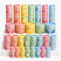 Emballage personnalisé pour crème pour les yeux, lotion, parfum solide, tubes en carton kraft laminé avec estampage doré