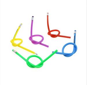 Lápices de Plástico Flexibles Personalizados al por Mayor, Multicolores, Lápices de Grafito Suaves y Flexibles para Estudiantes - Product Image 1