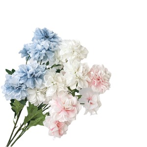 Flores Artificiales de Camelia de Fábrica, Arreglo Floral de Seda de 60 cm para Decoración de Interiores de Bodas - Product Image 4