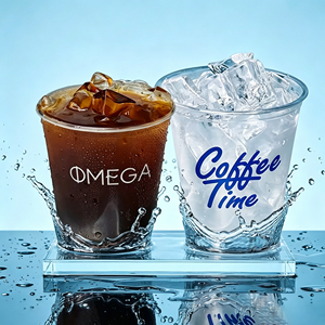 Custom Logo 95mm 16oz 500ml Clear PET U Shape Disposable <b>Boba</b> <b>Bubble</b> Tea Iced Coffee Drinking Plastic Cups with Lids - Product Image 3