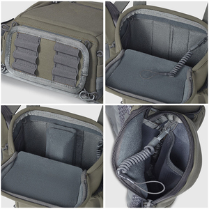 Sac de poitrine étanche de haute qualité pour jumelles, télémètre, chasse, observation des oiseaux, randonnée, lunettes à double œil tendance, pochette de cou - Product Image 2