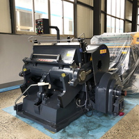 Machine de découpe et de pliage semi-automatique ML1300 pour film PET, feuilles rigides PP/PVC, papier artisanal et boîtes en plastique, avec règle en acier