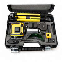 Niveau laser vert 4D 16 lignes autonivelant 360° horizontal et vertical, précision 1 mm, portée 30 m, batterie lithium, trépied, ODM OEM