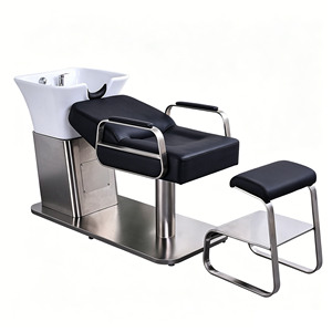 Sillón Móvil para Lavado de Cabello en Salón, Equipo de Spa Capilar con Lavabo y Terapia de Agua, Cama para Lavado de Cabello - Product Image 1