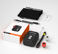 Pompe à vélo électrique COOSPO AP-E1 Mini avec manomètre, adaptateur de valve automatique, gonfleur de pneus portable pour le cyclisme
