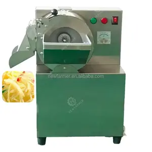 Máquina automática para cortar en cubitos de setas, máquina cortadora de verduras, máquina de cubitos de patata para uso comercial