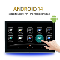10.1 "IPS Android 15 baş dayama monitörü Tablet dokunmatik VT ekran araba arka koltuk ekran Airplay APK Video oynatıcı