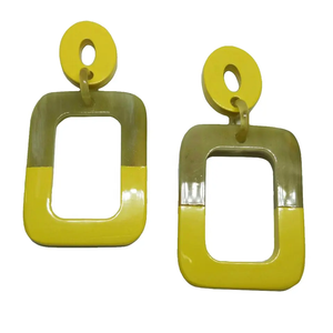 Pendientes de Cuerno de Búfalo Hechos a Mano para Niños, Bonitos y Coloridos, Hechos en Vietnam, los Más Vendidos al por Mayor - Product Image 2