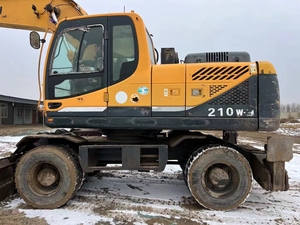 Excavatrice Hyundai 210w-9 d'occasion en vente, excavatrice de haute qualité d'occasion à vendre, excavatrice sur roues Hyundai d'origine d'occasion - Product Image 5