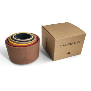 Modello ordinamento blocchi impilabili tazza giocattoli impilabili in Silicone per bambini - Product Image 5