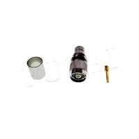 Conector Macho RP TNC de CC-11 GHz de Alta Resistencia a la Vibración para Estación Base RG213 en Comunicación de Red Inalámbrica, Venta de Fábrica