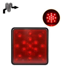 Luz Trasera LED Universal para Automóvil, Luz de Freno Roja, Lámpara de Marcha para Remolque, Camión, Camioneta con Cubierta de Receptor de Enganche, 12/15 LED - Product Image 6