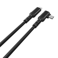 Câble USB-C vers USB-C coudé 20 Gbit/s USB 3.2 Gen2 100W 5A Charge Rapide 4K60Hz avec gaine en nylon tressé pour Ordinateur Marque OEM/ODM